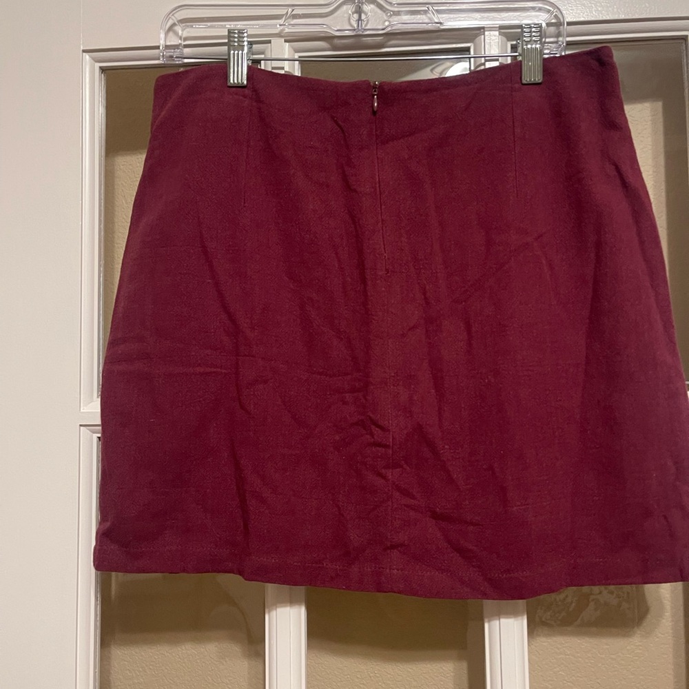 Umgee Multicolor Embroidered Mini Skirt - Picture 3 of 3
